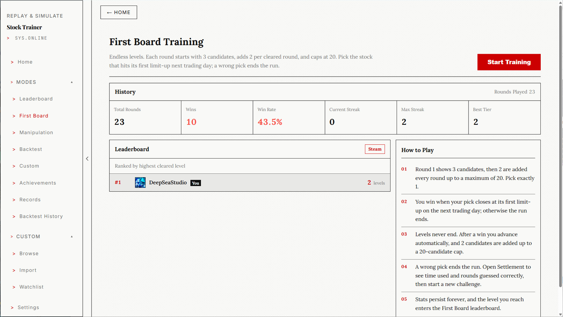 StockTrainer screenshot 3