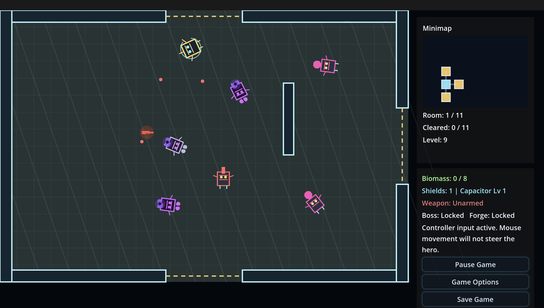 Retro Robot Rescue screenshot