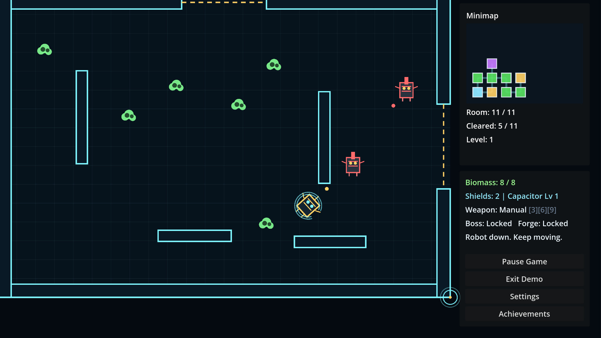 Retro Robot Rescue screenshot