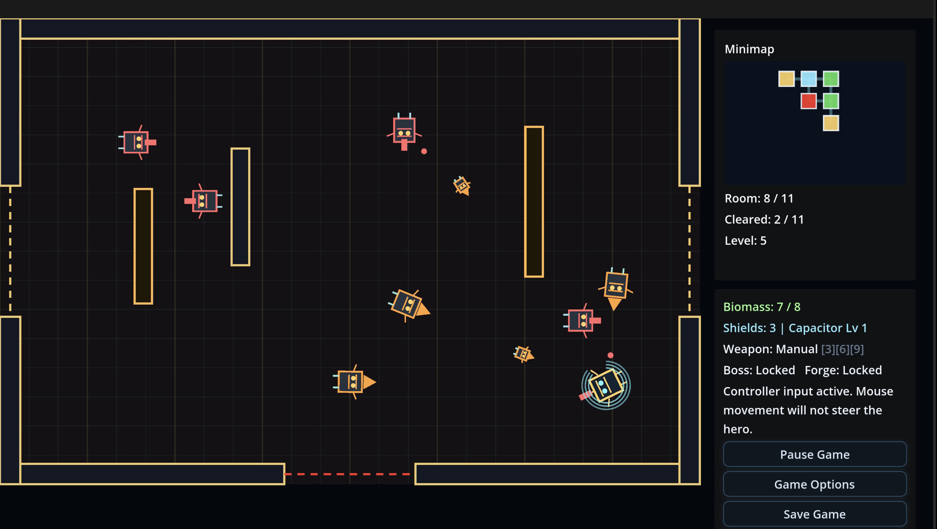 Retro Robot Rescue screenshot