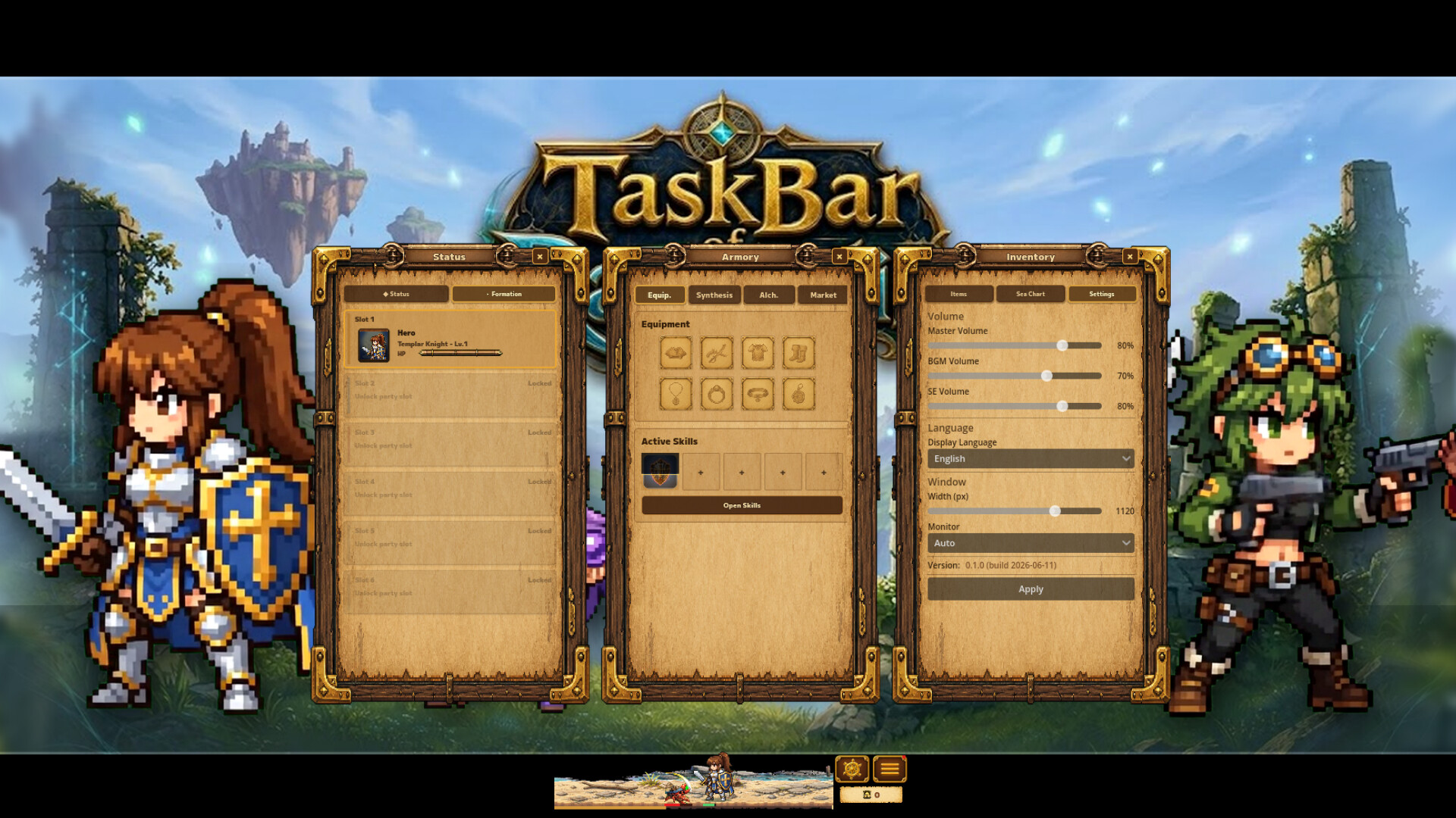 Task Bar of Ragnalis screenshot 4