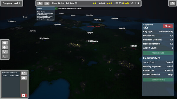Skyline Airways スクリーンショット 5