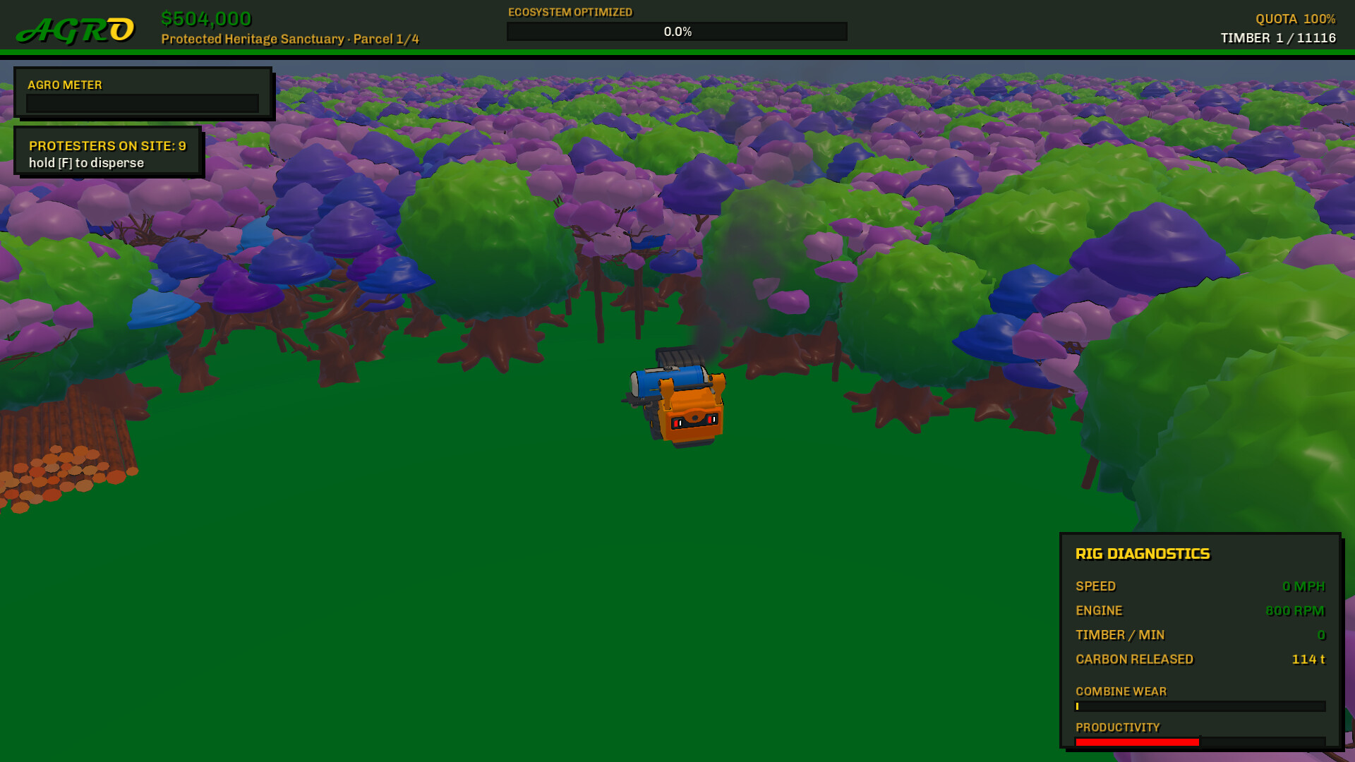 EVIL Agribusiness Simulator screenshot 1