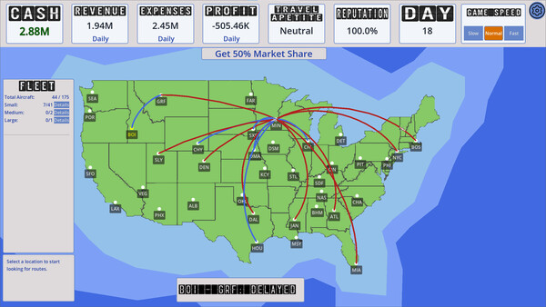 Simple Airline Sim