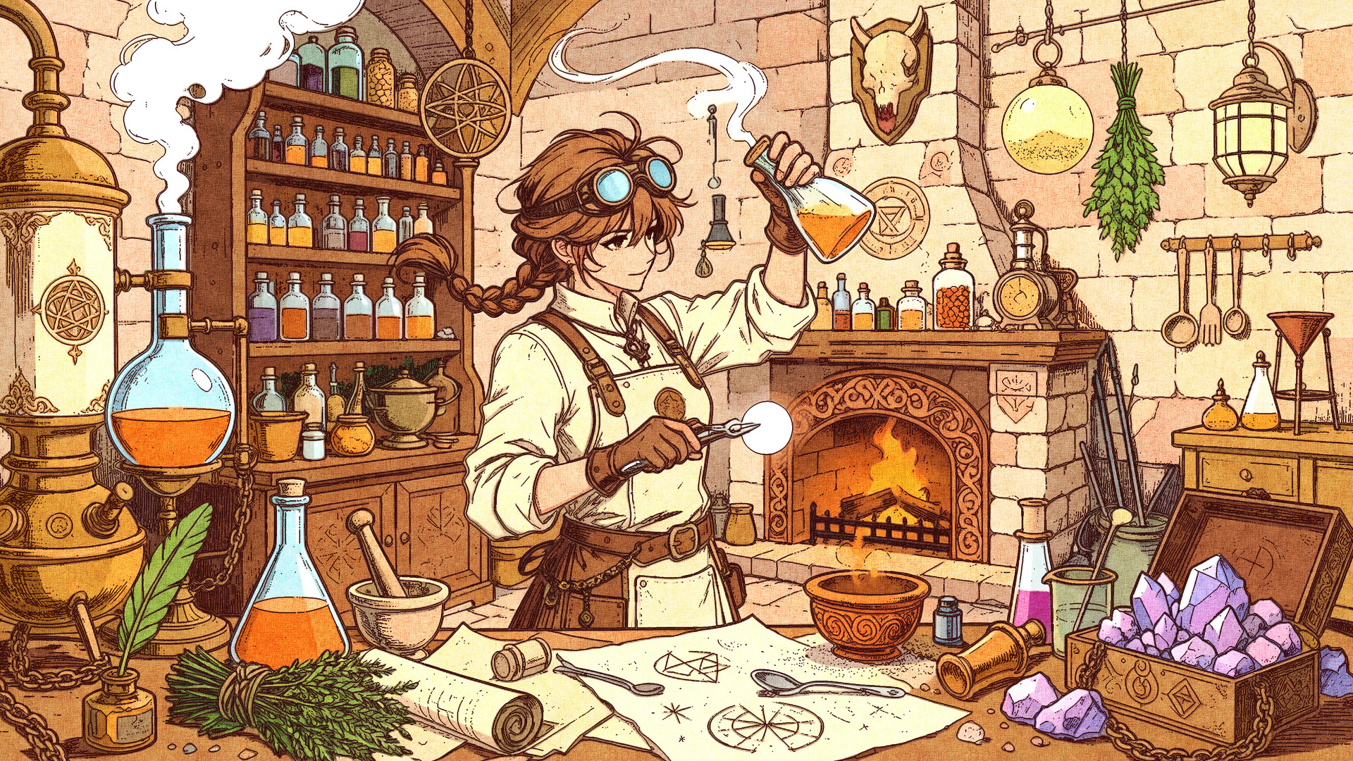 Find Cats 7 Art & Alchemy – Screenshot 1