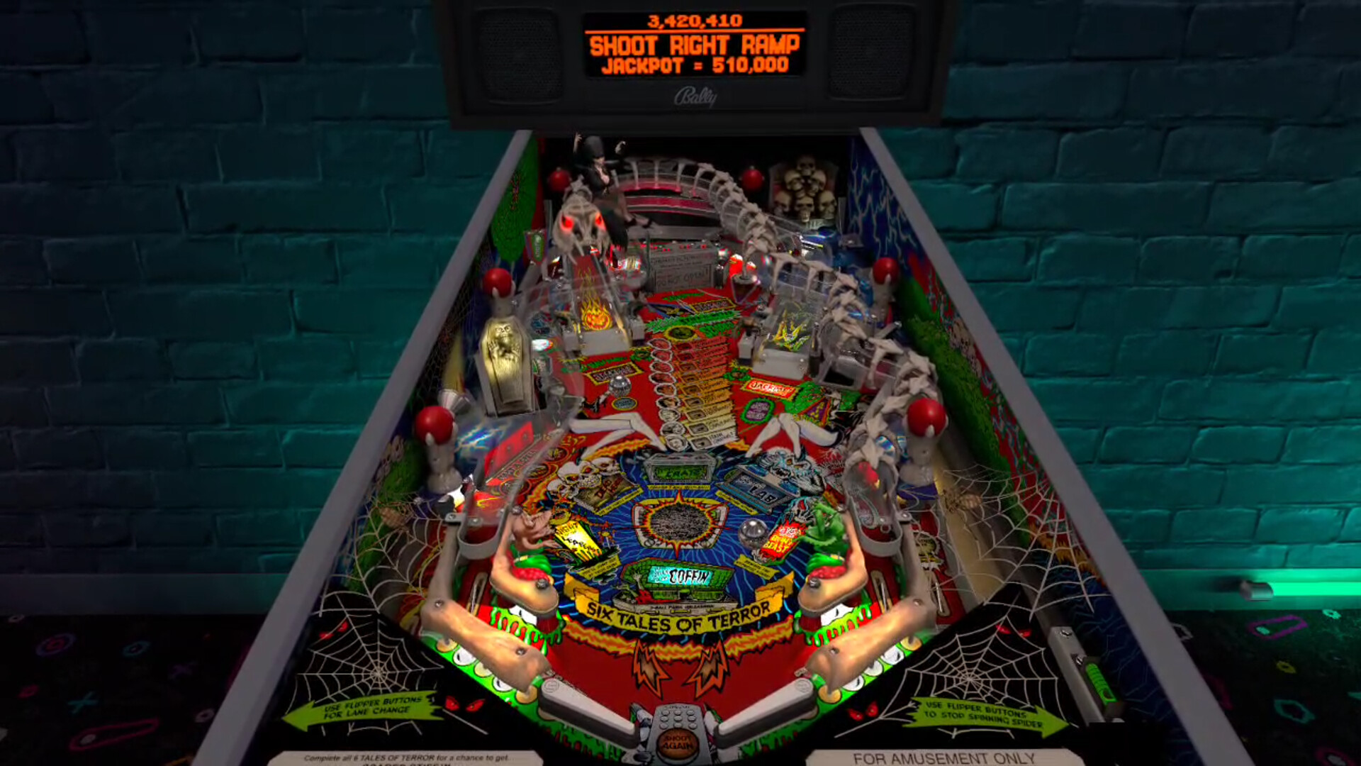 Pinball FX VR - Williams™ Pinball: Scared Stiffのスクリーンショット 1