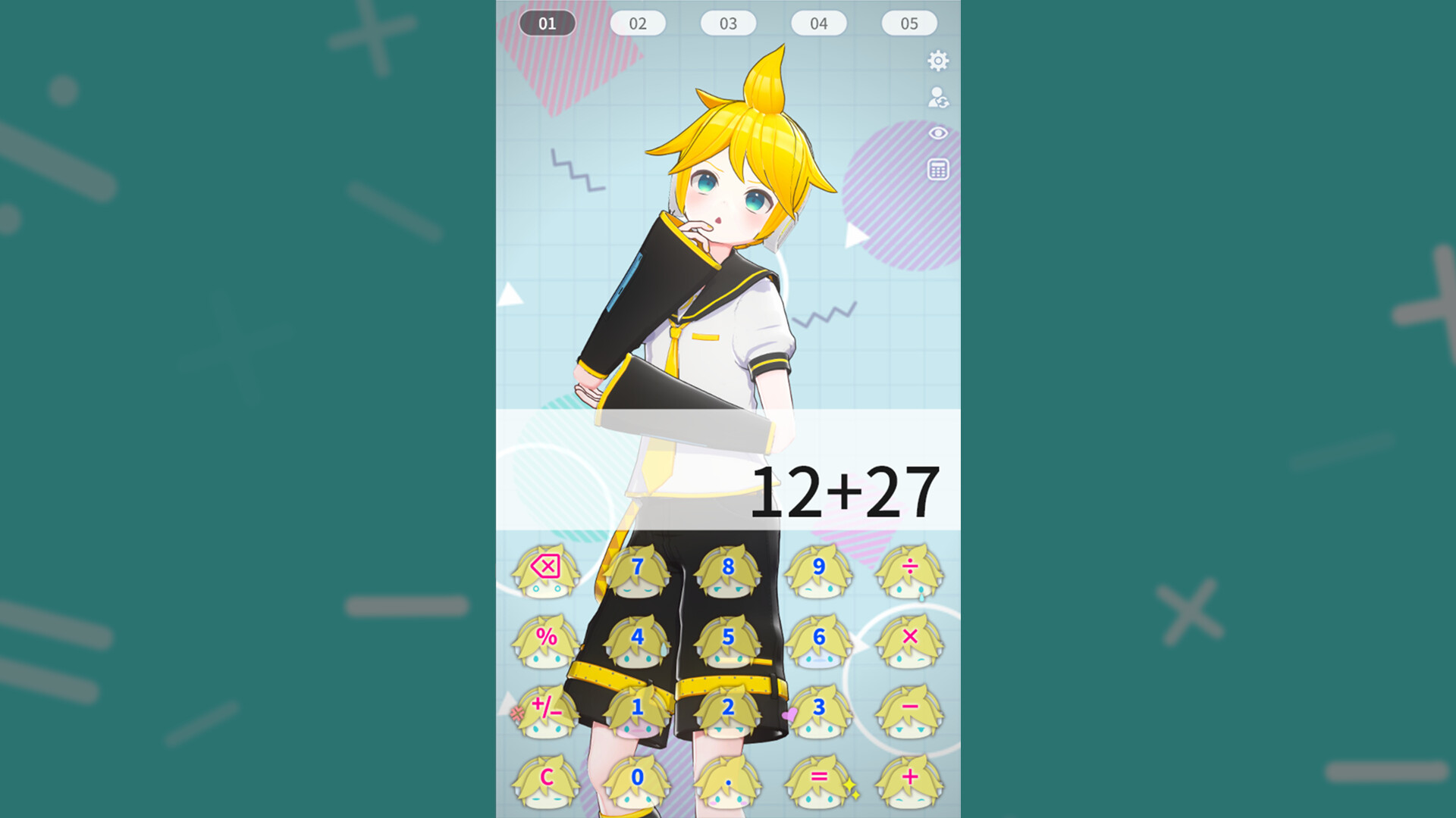 Calculator - Desktop Mate Widgets Kagamine Len DLC screenshot 2