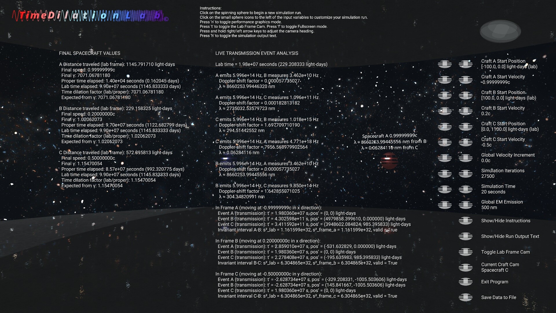 Time Dilation Lab screenshot 3