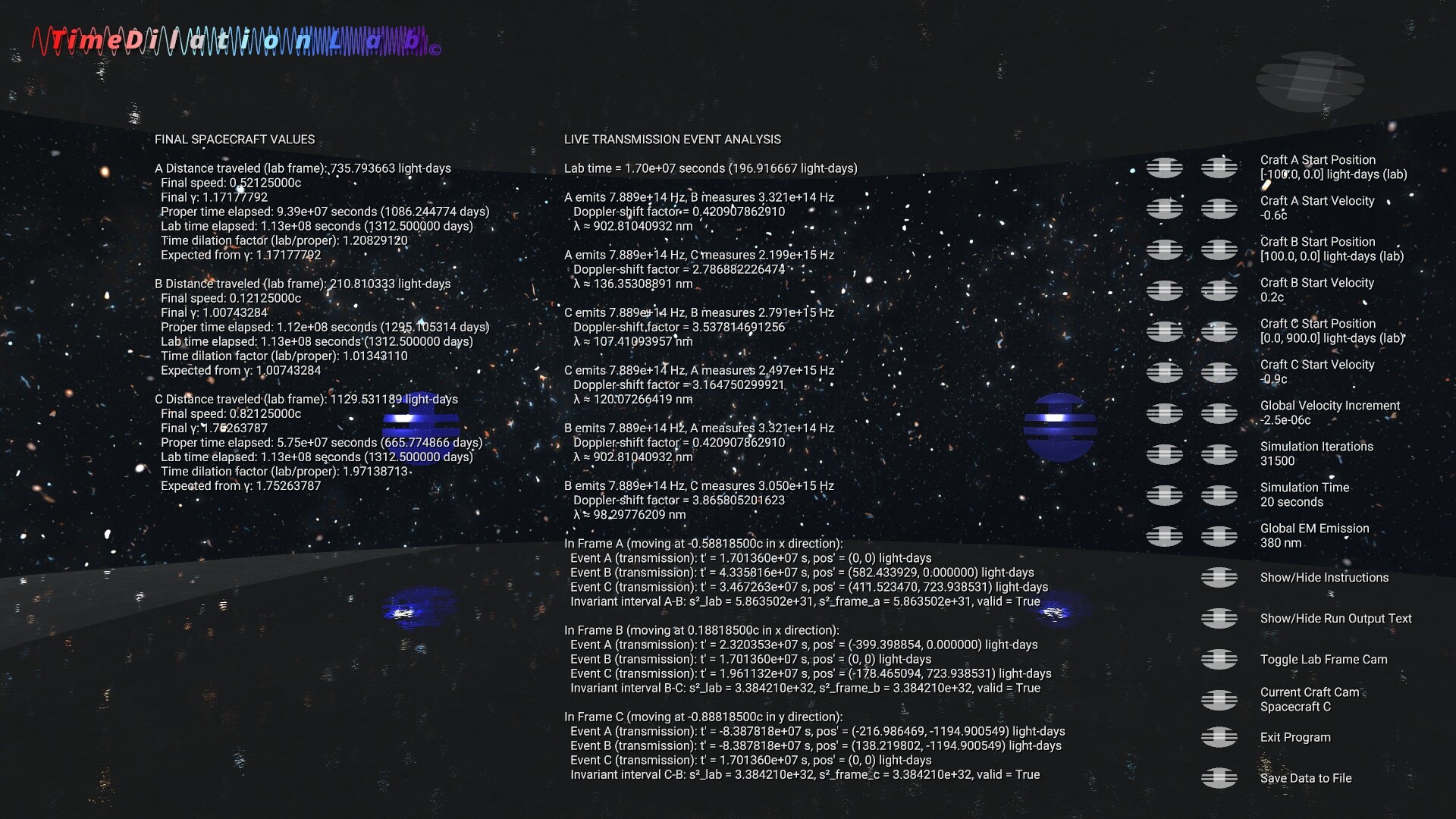 Time Dilation Lab screenshot 5