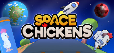 Space Chickens(カジュアル・インディー、開発: Tabsil)のヘッダー画像