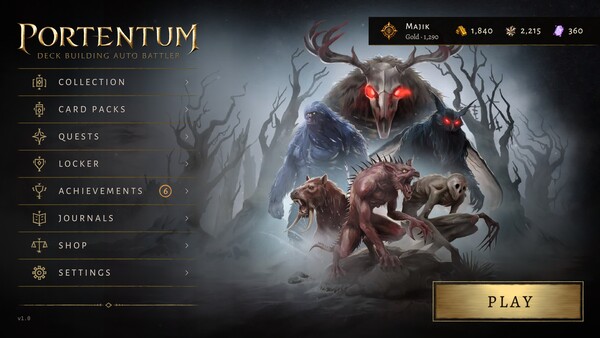 『Portentum』のスクリーンショット