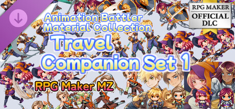 RPG Maker MZ - Animation Battler Material Collection Travel Companion Set 1