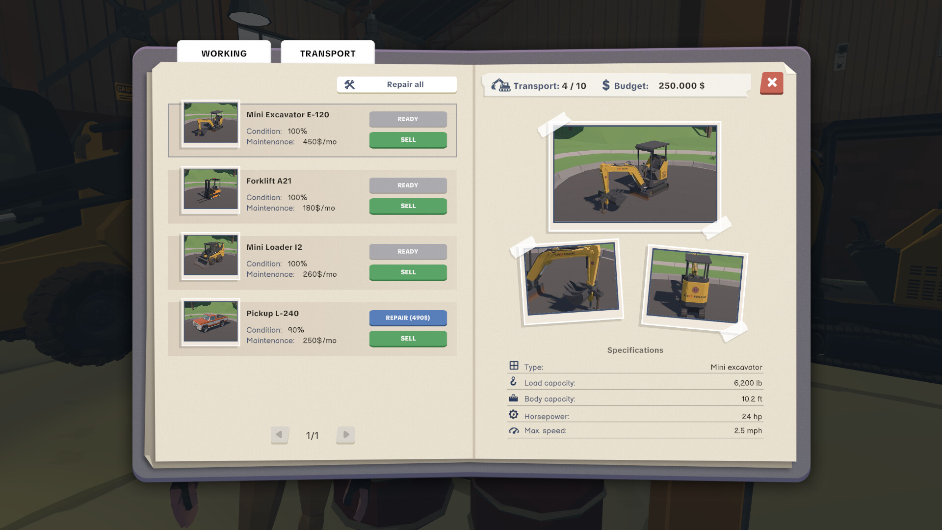Construction Company Steam gameplay screenshot 16