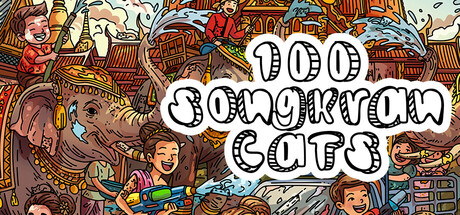 100 Songkran Cats