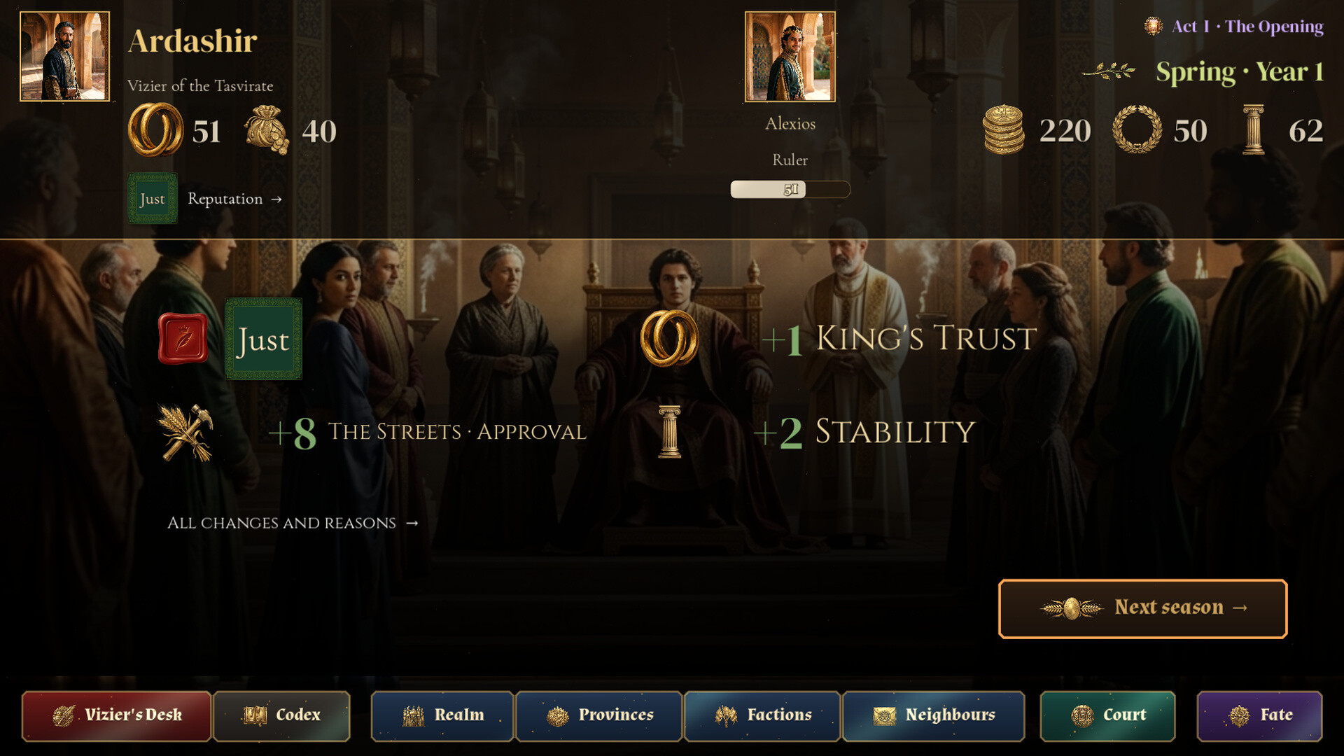 Vizier screenshot 2