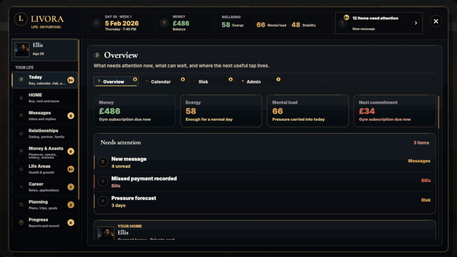 LIVORA screenshot