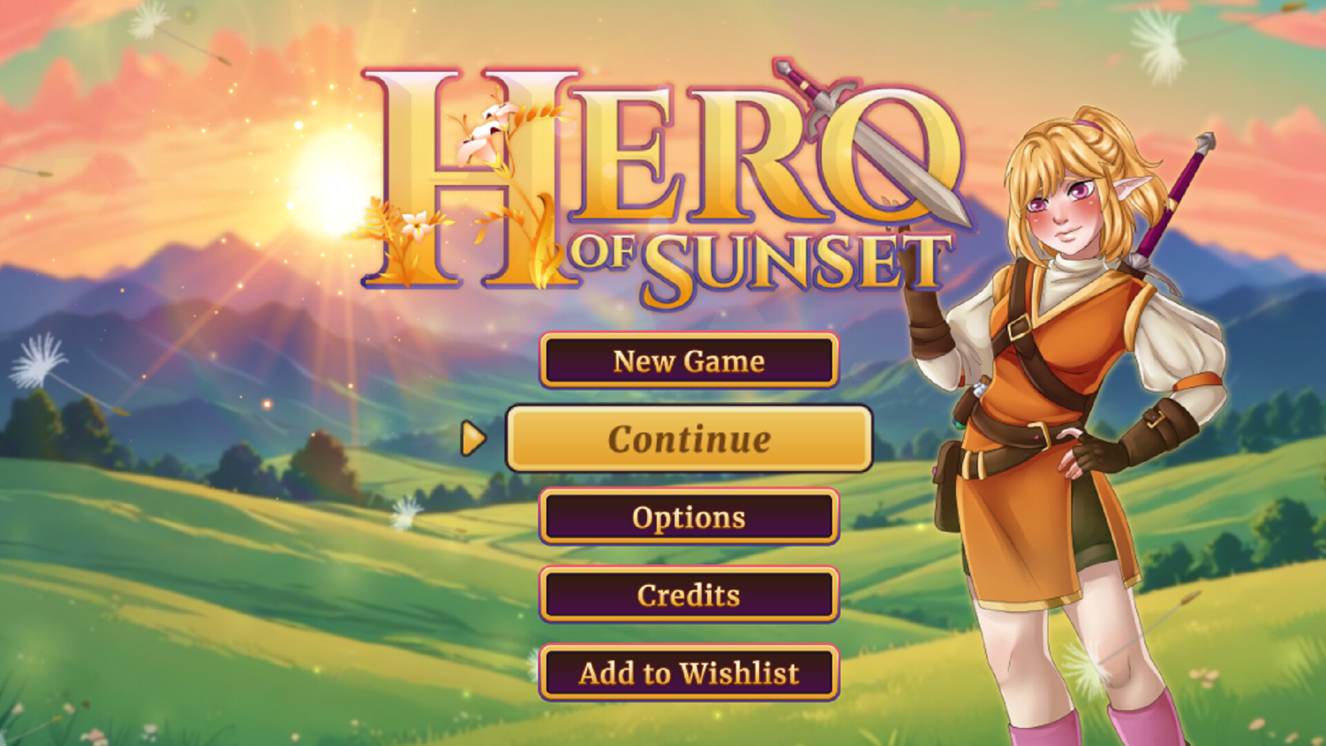 Hero of Sunset - Soundtrack 스크린샷 1
