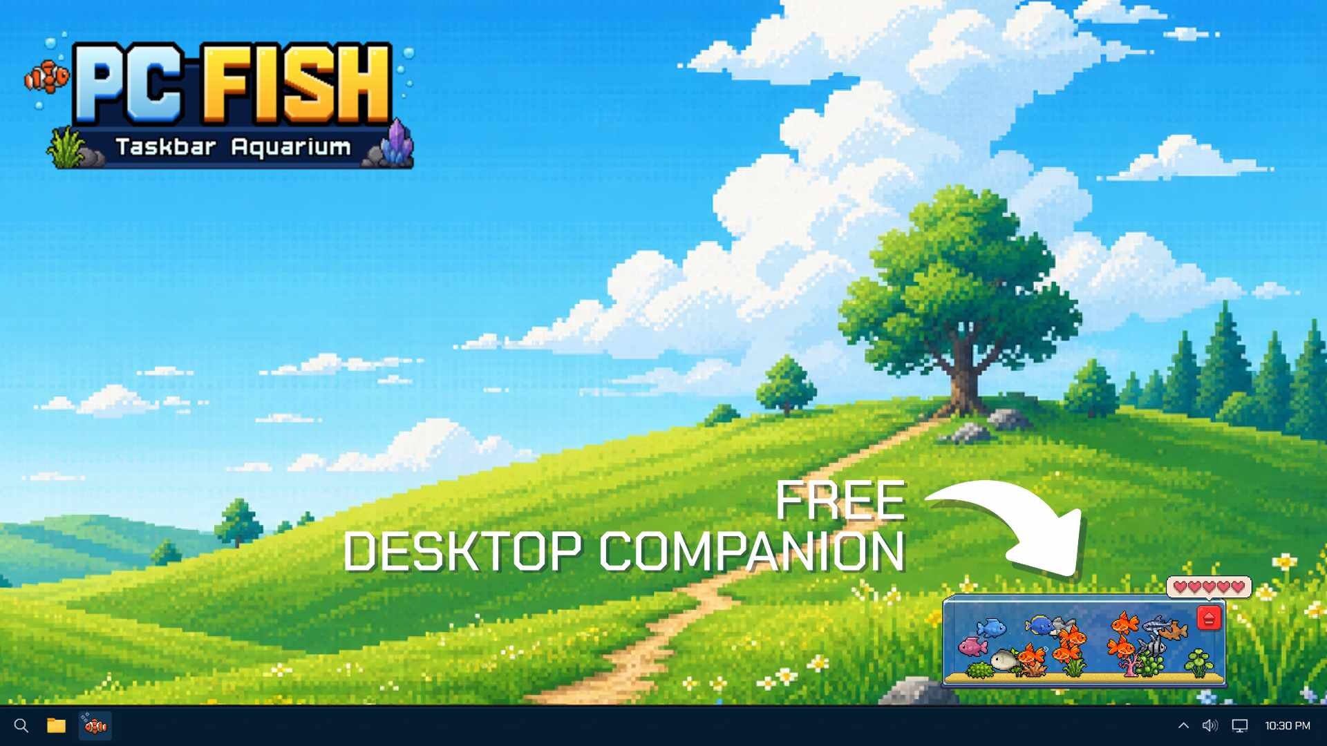 PC FISH: Taskbar Aquarium screenshot