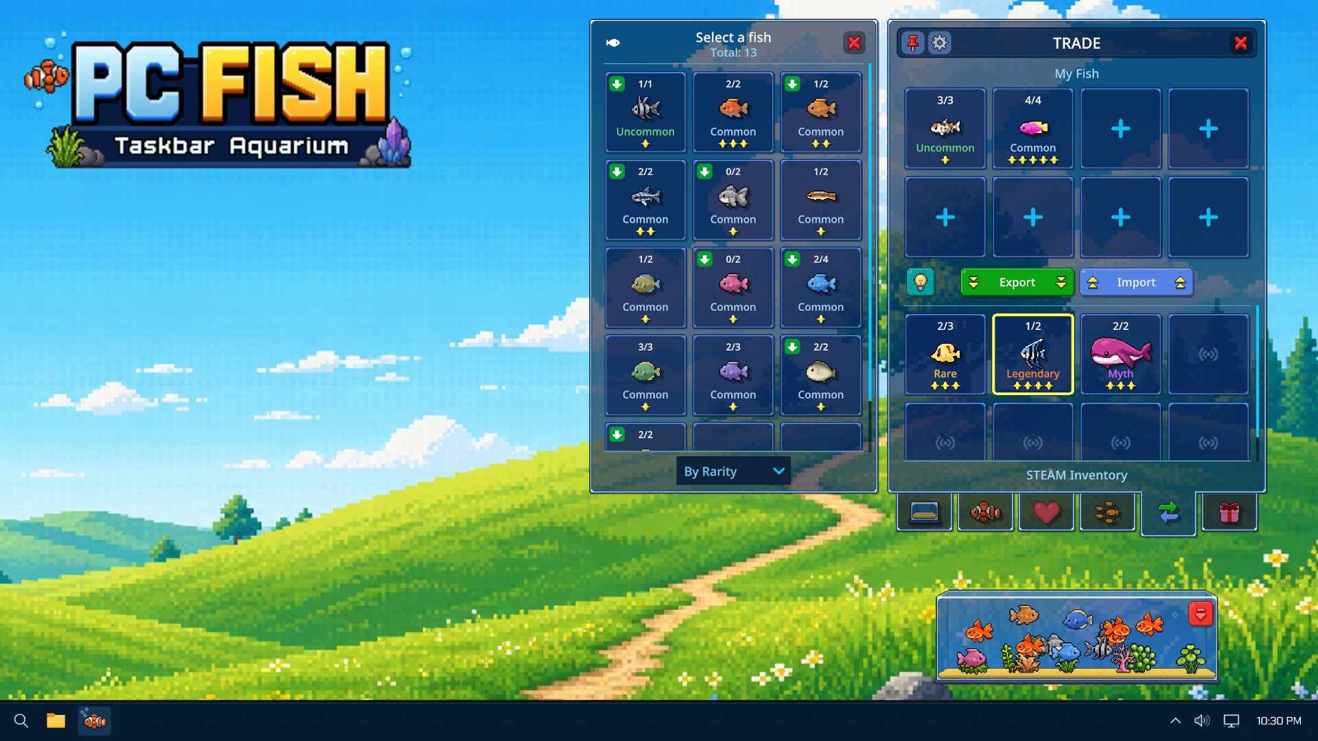 PC FISH: Taskbar Aquarium screenshot 5