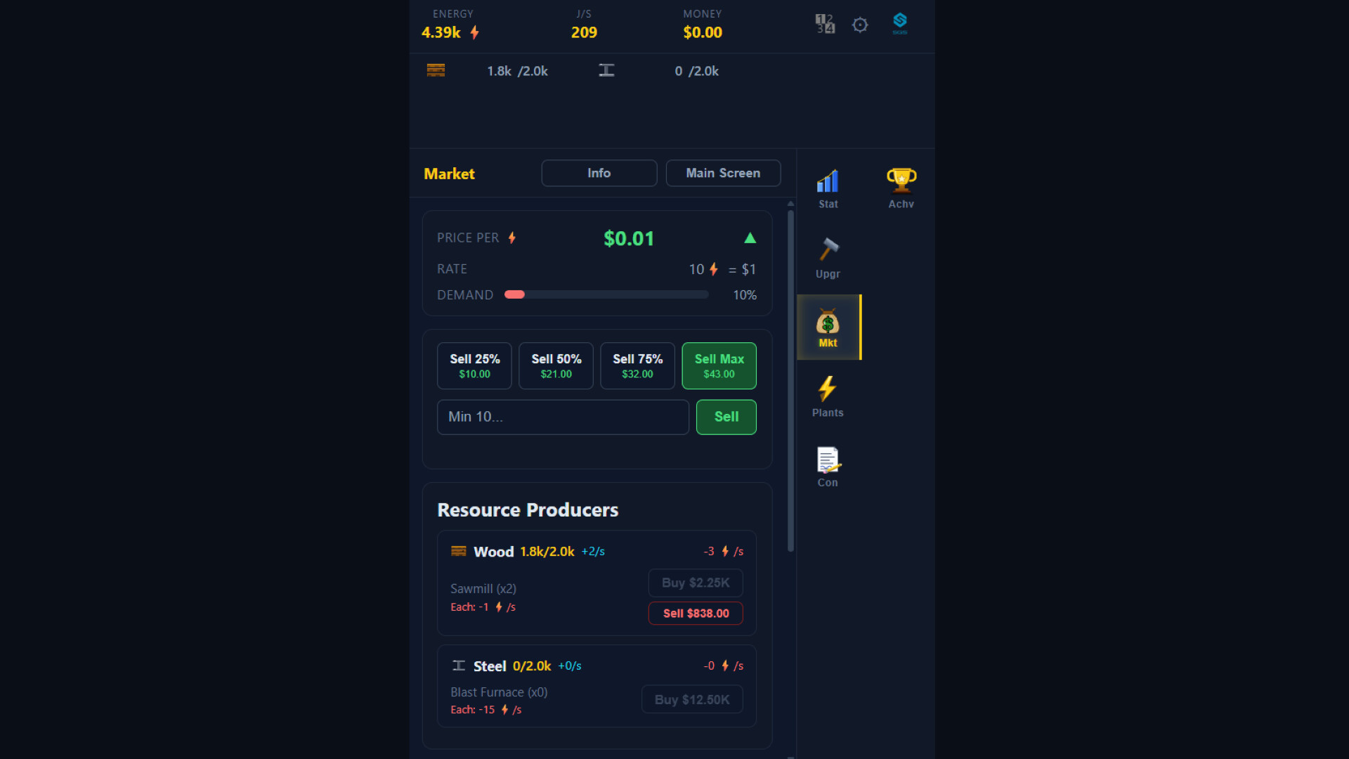 Idle Energy screenshot 2