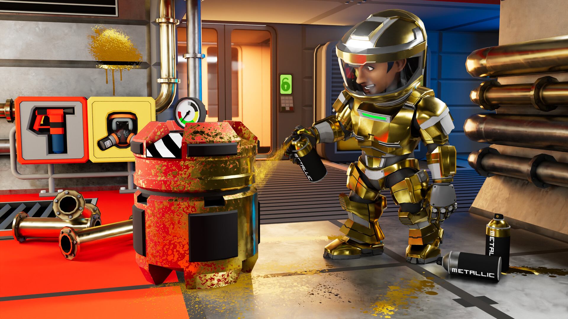 Stationeers: Supporters Metallic Spray Paints Featured Screenshot #1