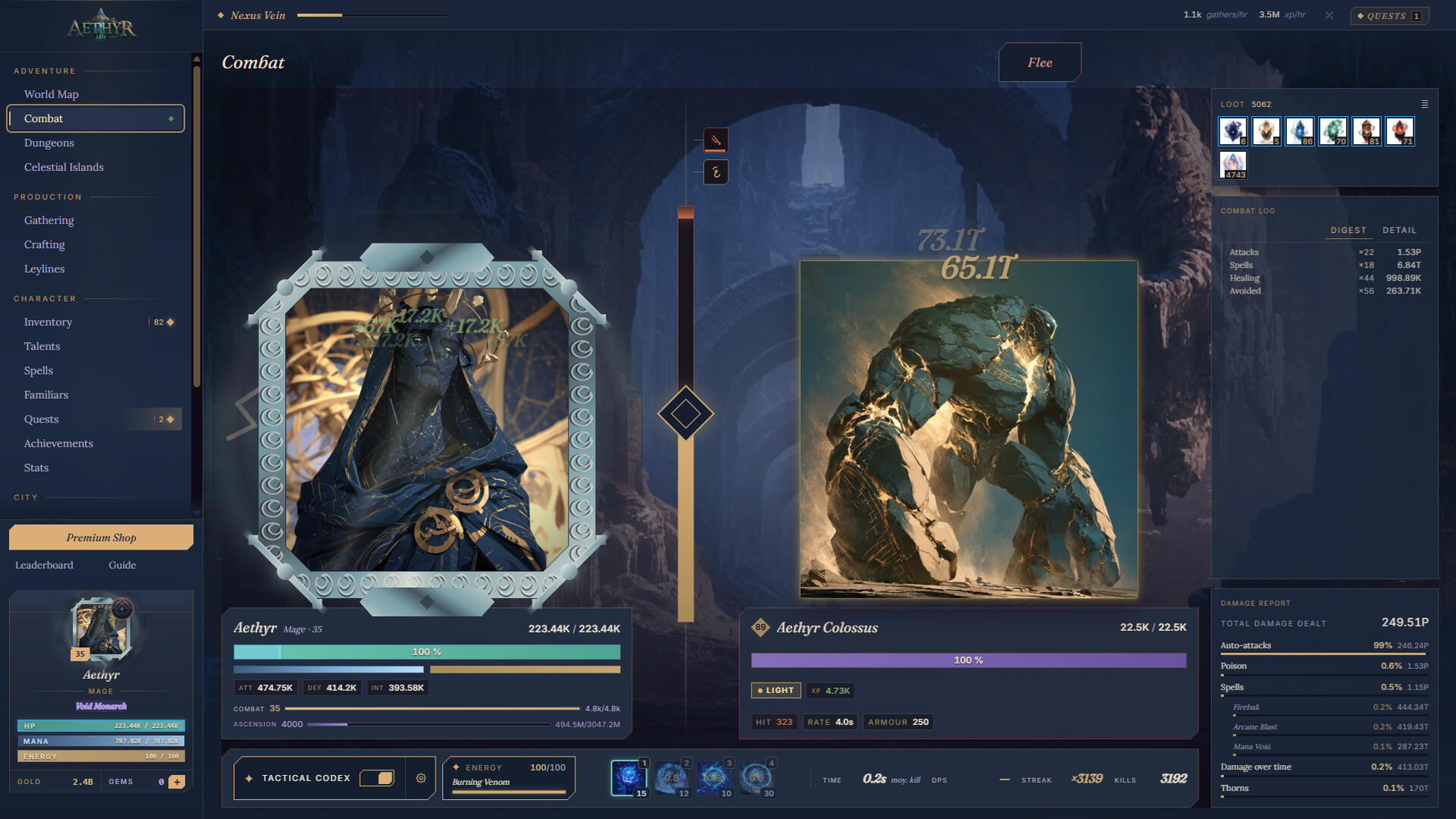 Aethyr Idle screenshot #1