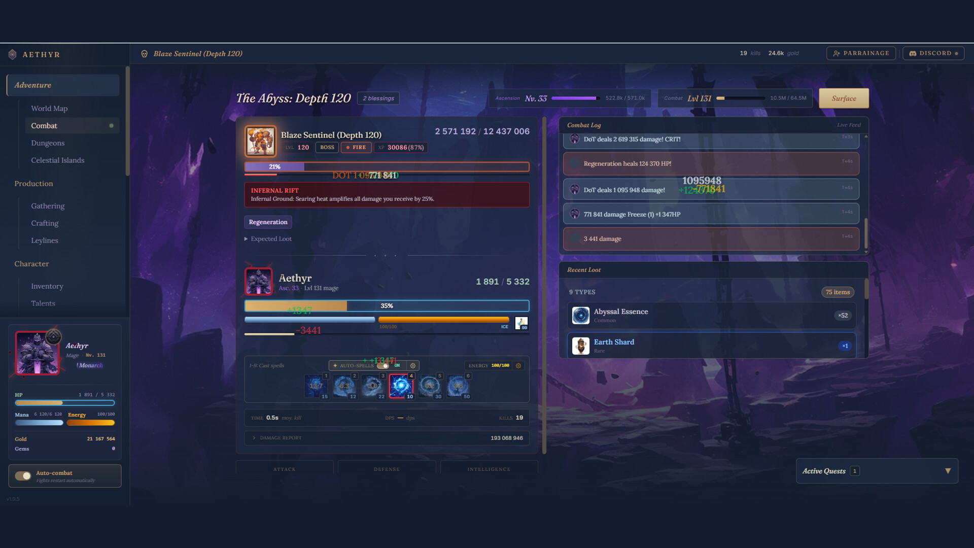 Aethyr Idle screenshot 1