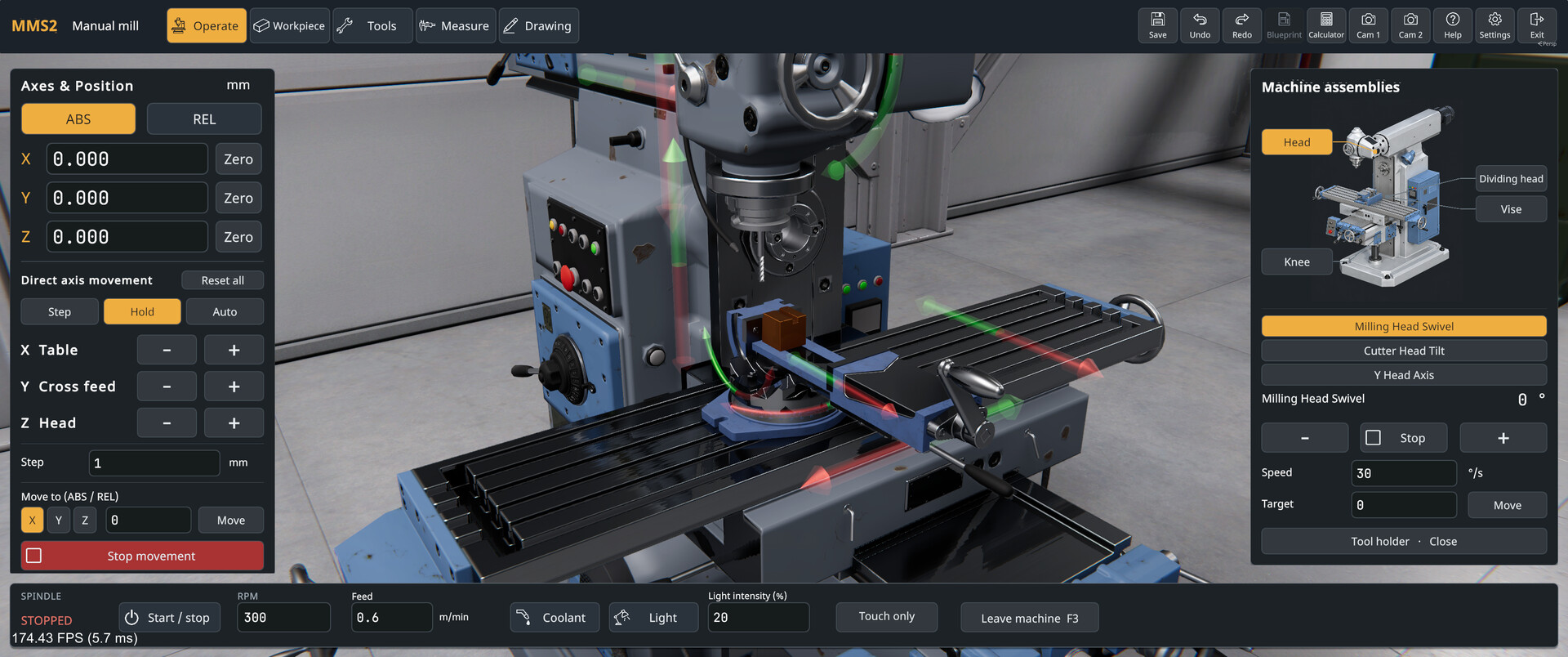 Milling Machine Simulator 2: Machine Shop