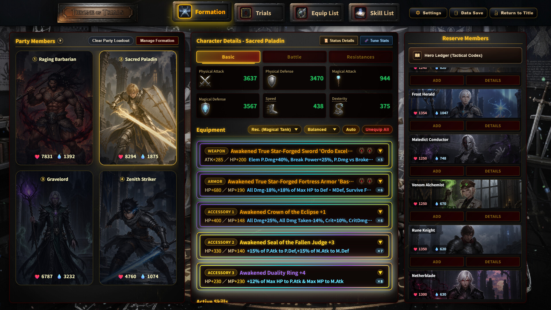 Throne of Trials screenshot #3