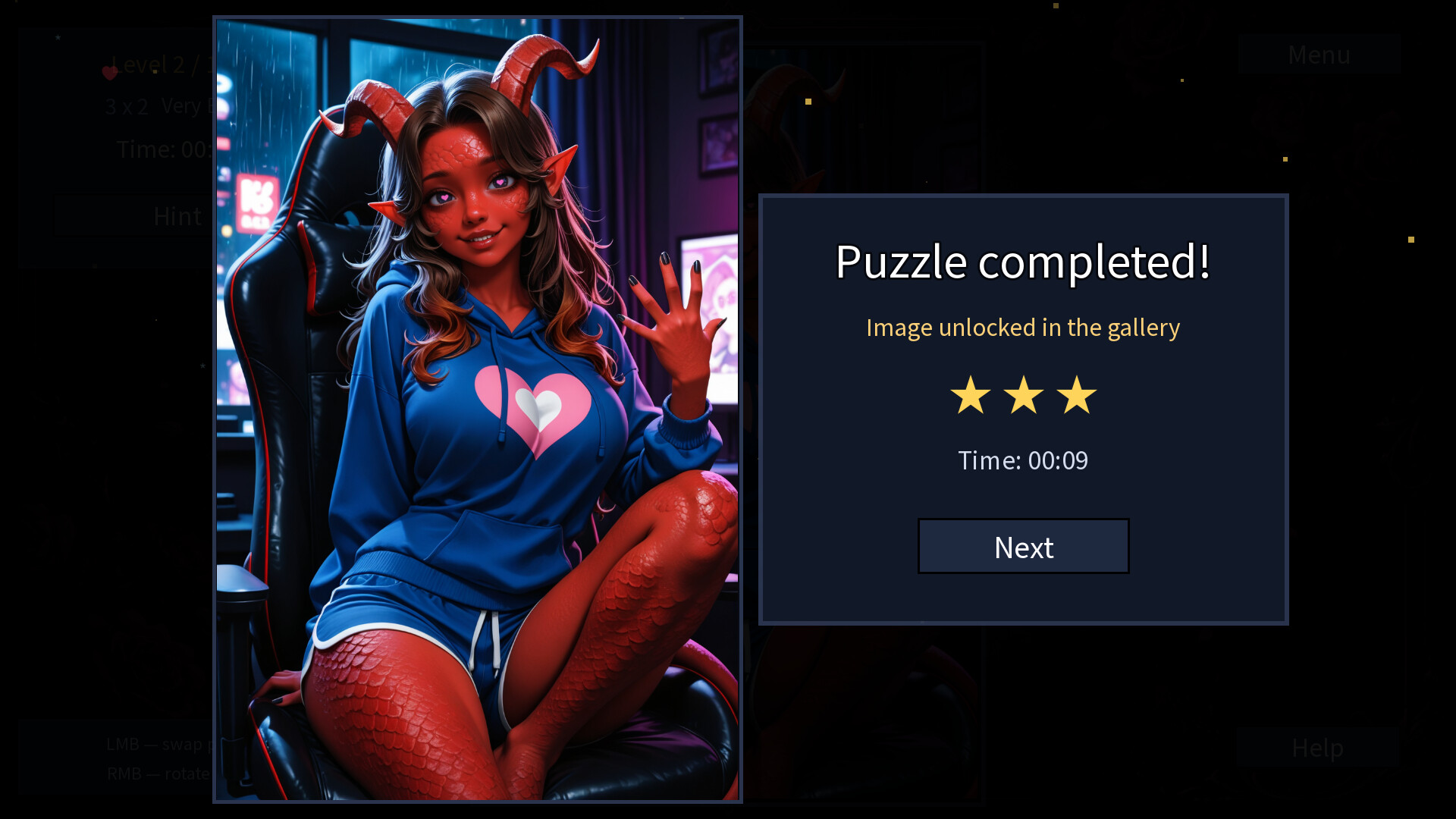Hentai Succubus Puzzle screenshot 7