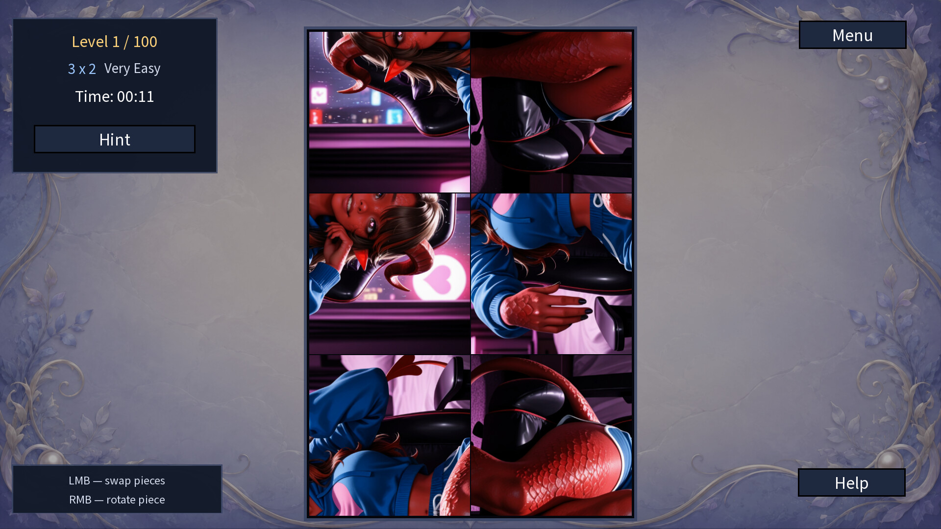 Hentai Succubus Puzzle screenshot 2