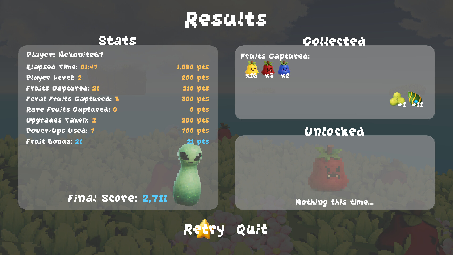 FruitSnoot: The Snake Roguelike screenshot 7