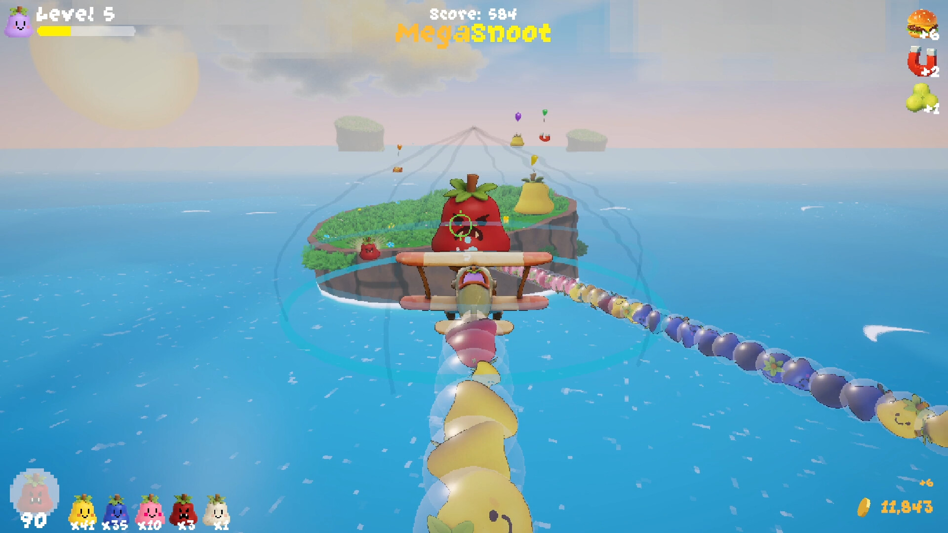 FruitSnoot: The Snake Roguelike screenshot 1