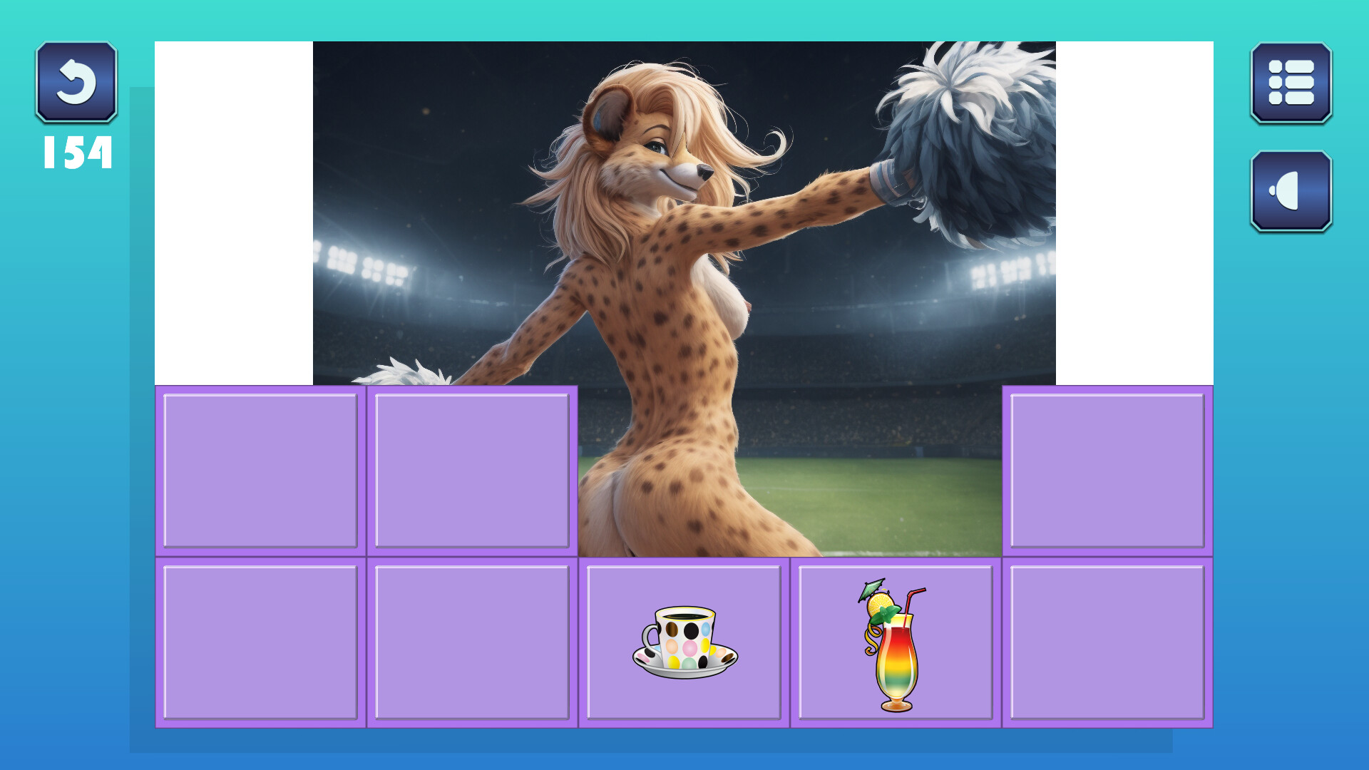 Hentai Pair - Furry Hyena Cheerleader DLC screenshot 1