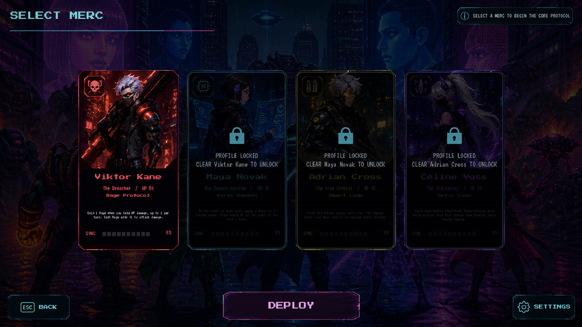 Cyber Neon: Core Protocol screenshot 4