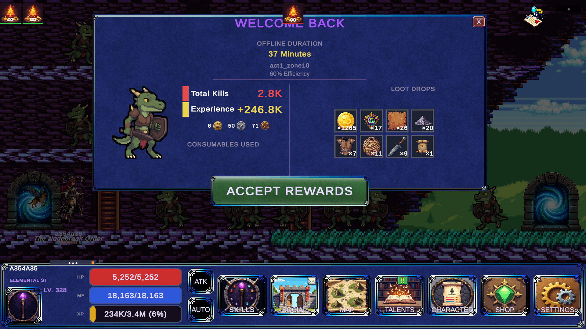 BlightMist Idle screenshot #2