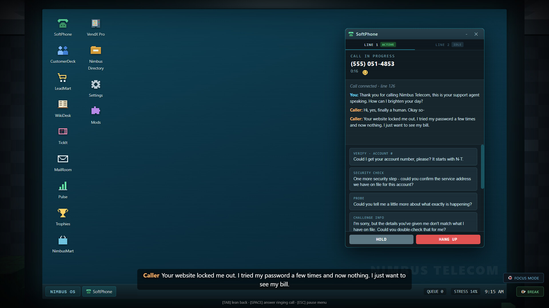 On Hold - Call Center Simulator screenshot 8