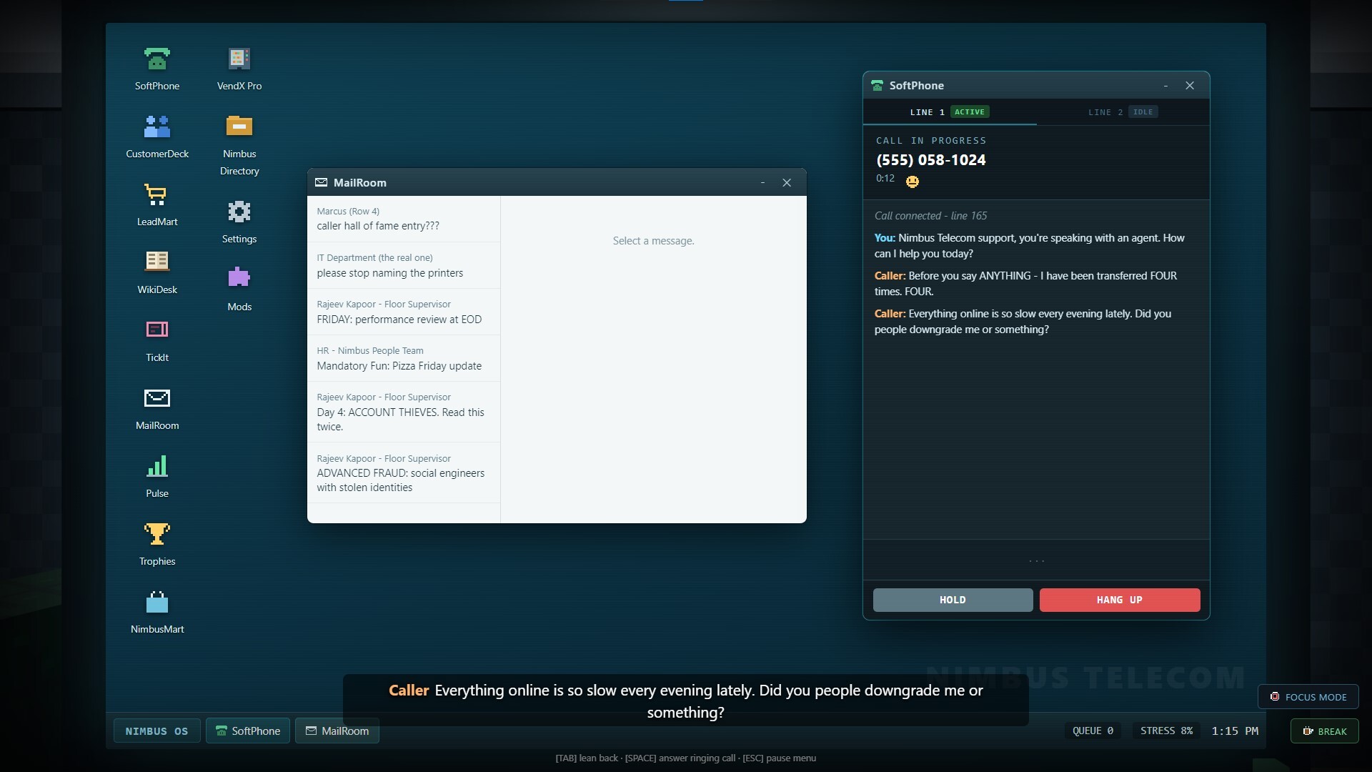 On Hold - Call Center Simulator screenshot 5