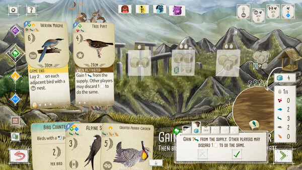 Wingspan Bird Pack: Birds of Continental Europe screenshot 6