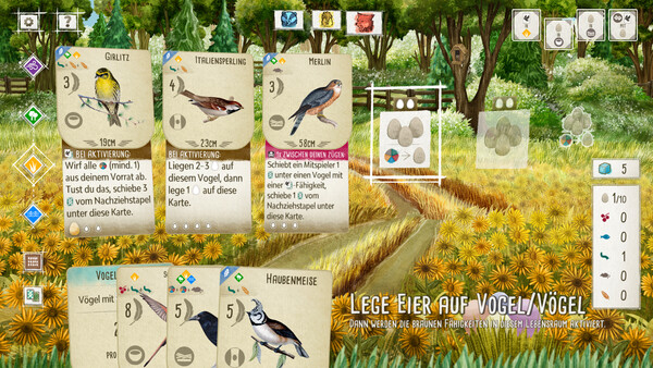 Wingspan Bird Pack: Birds of Continental Europe Screenshot 1