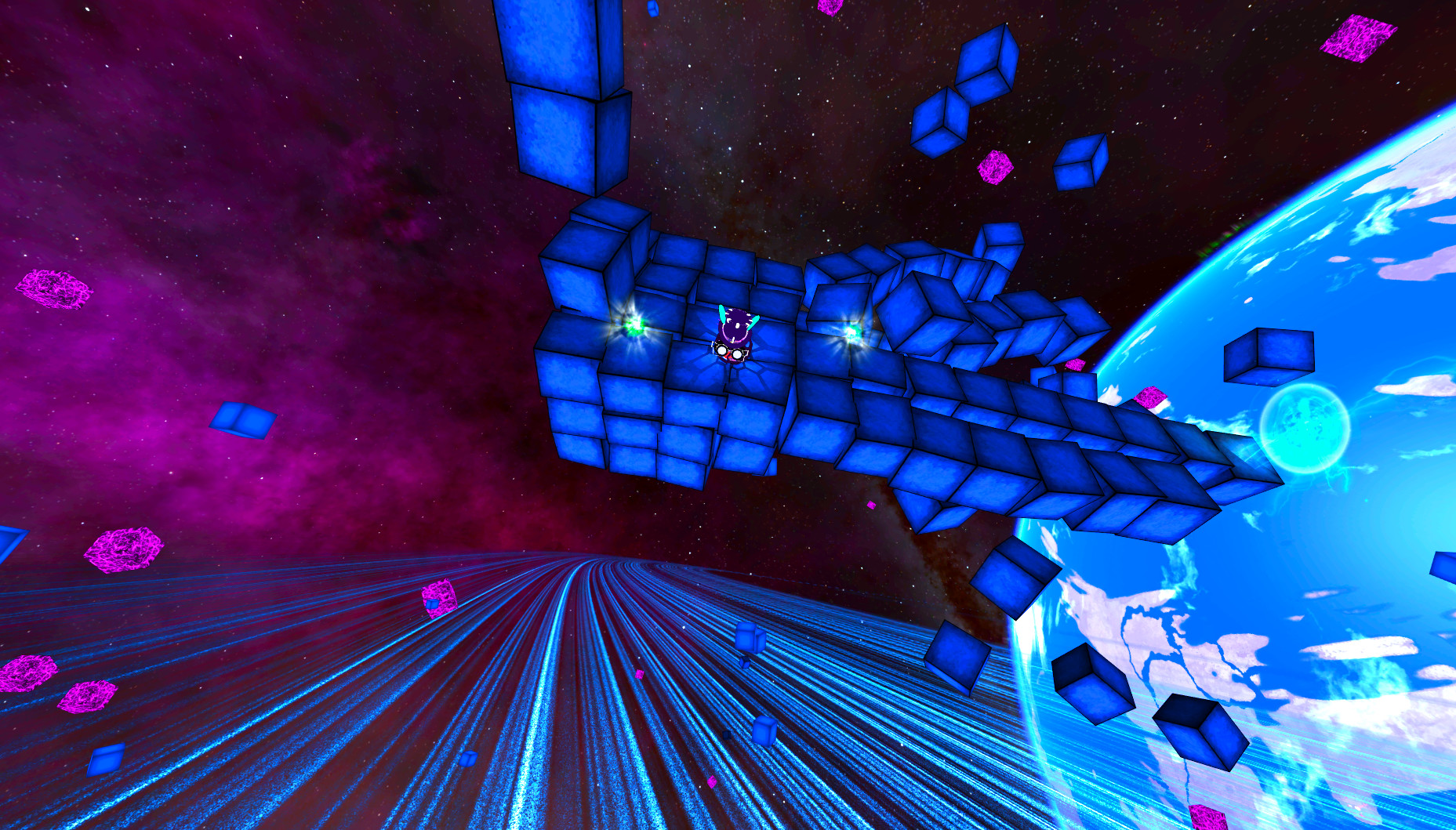 Deep Blue 3D Maze in Space screenshot #6