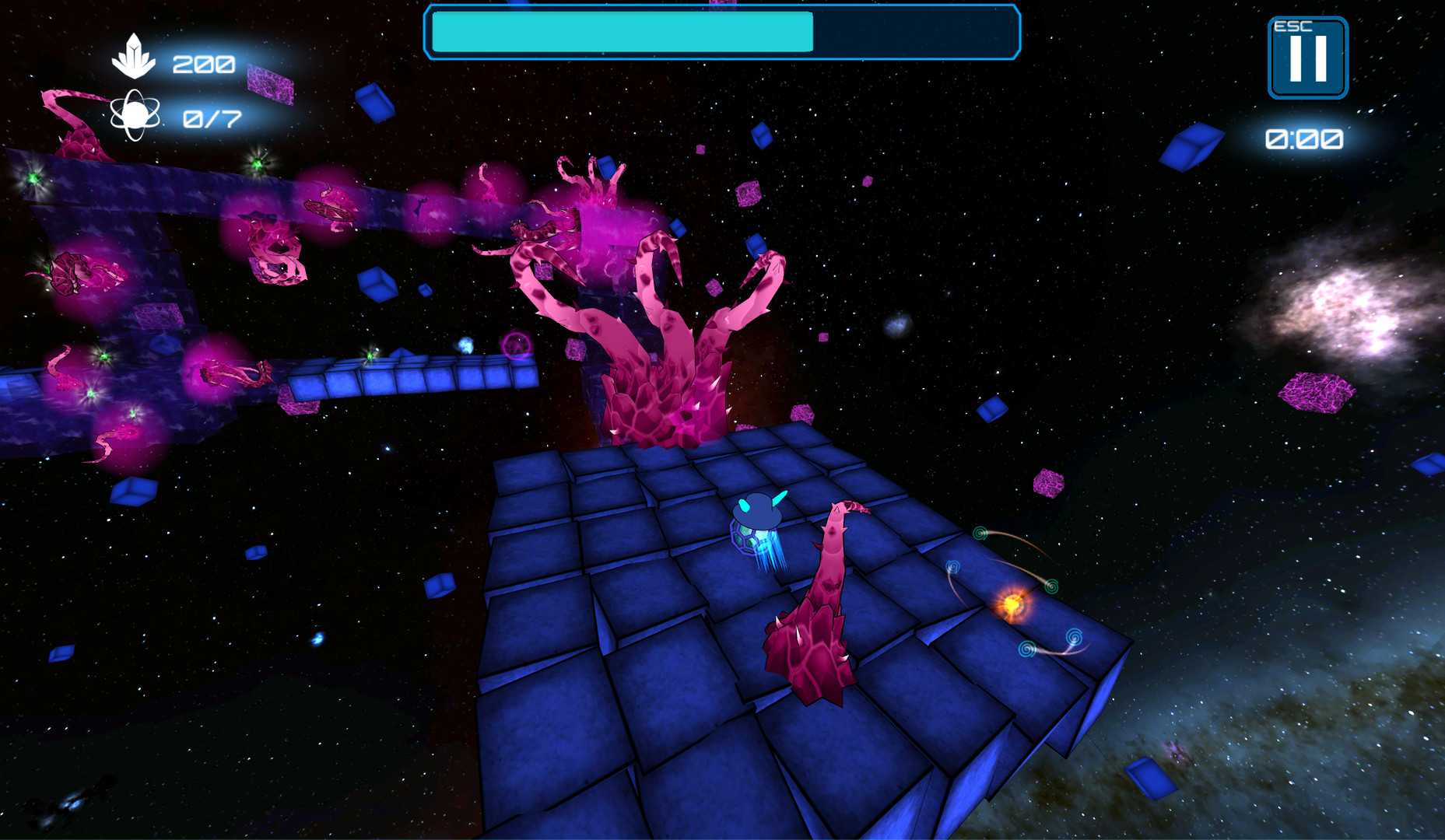 Deep Blue 3D Maze in Space screenshot #17