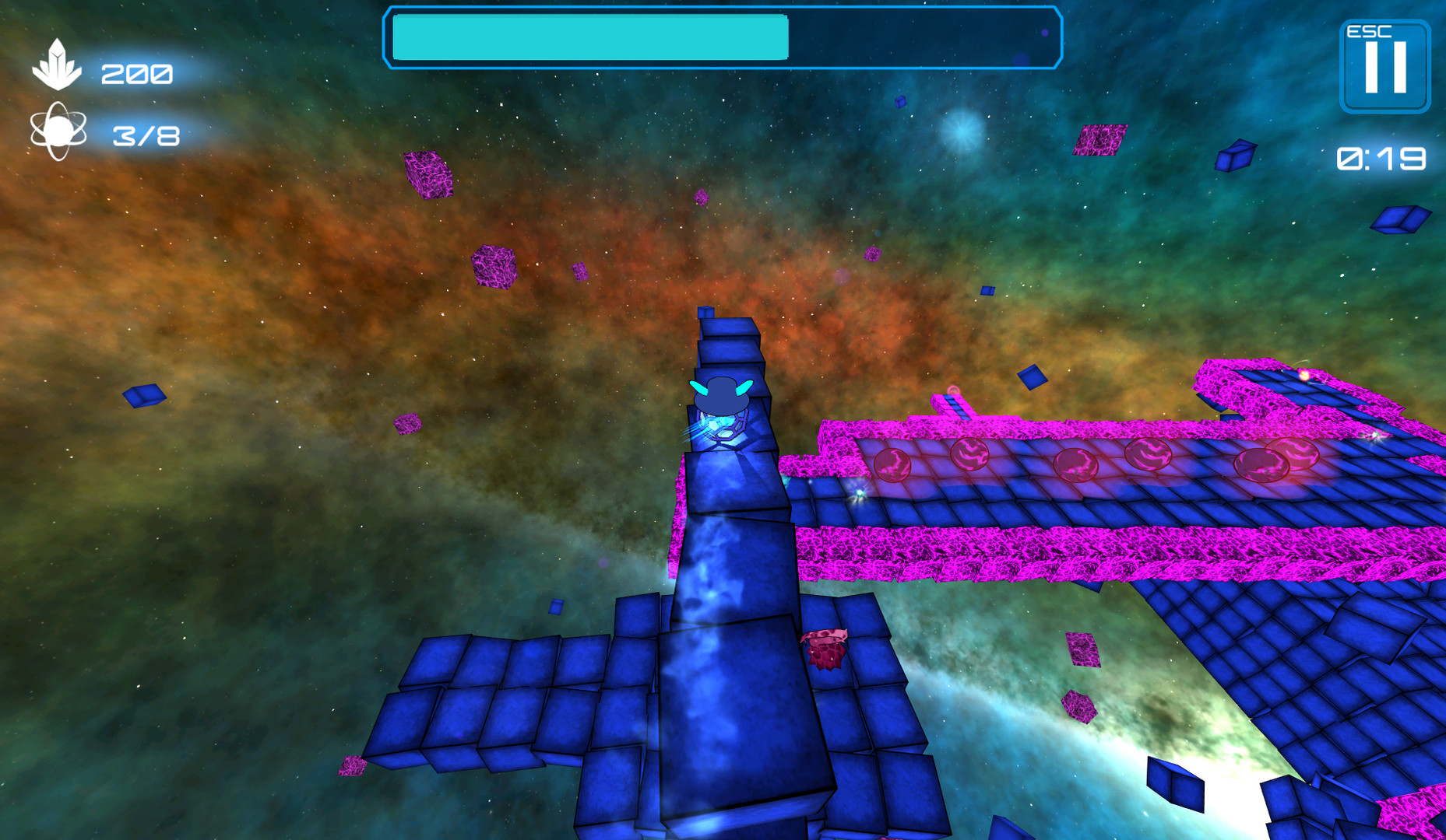 Deep Blue 3D Maze in Space screenshot #13