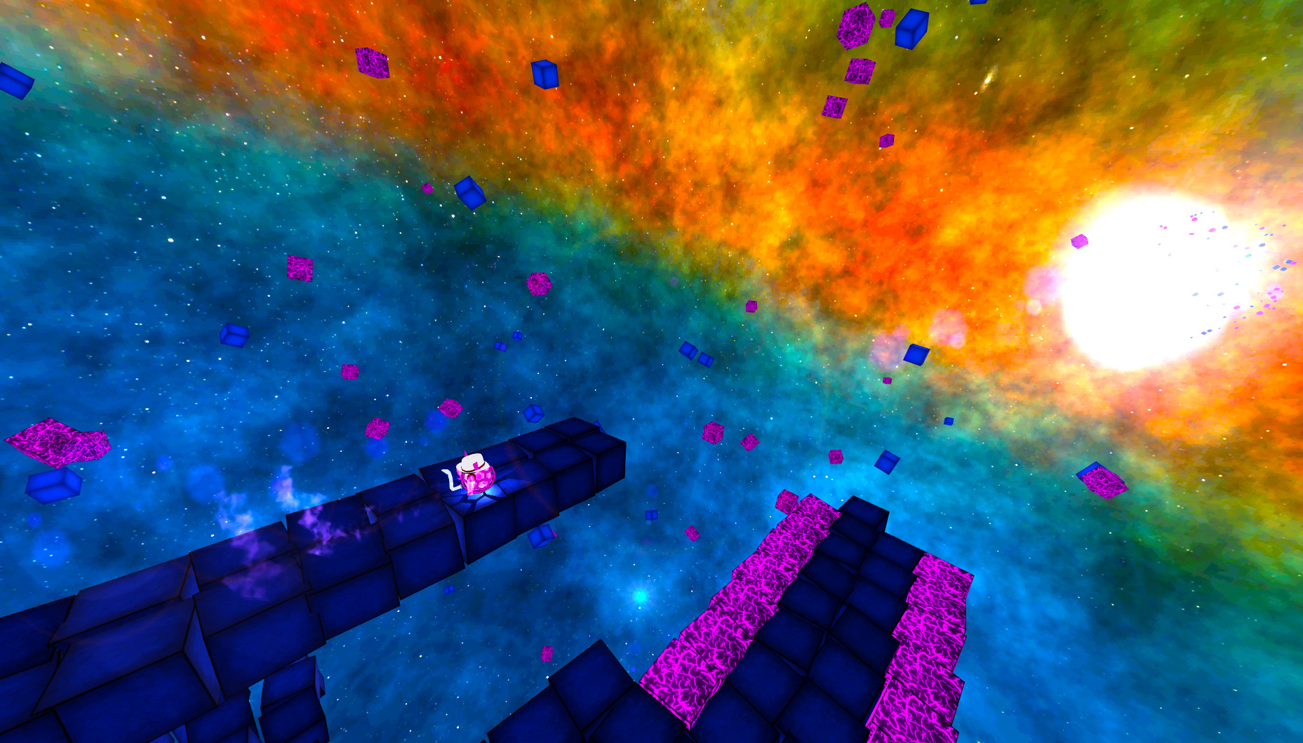 Deep Blue 3D Maze in Space screenshot #5