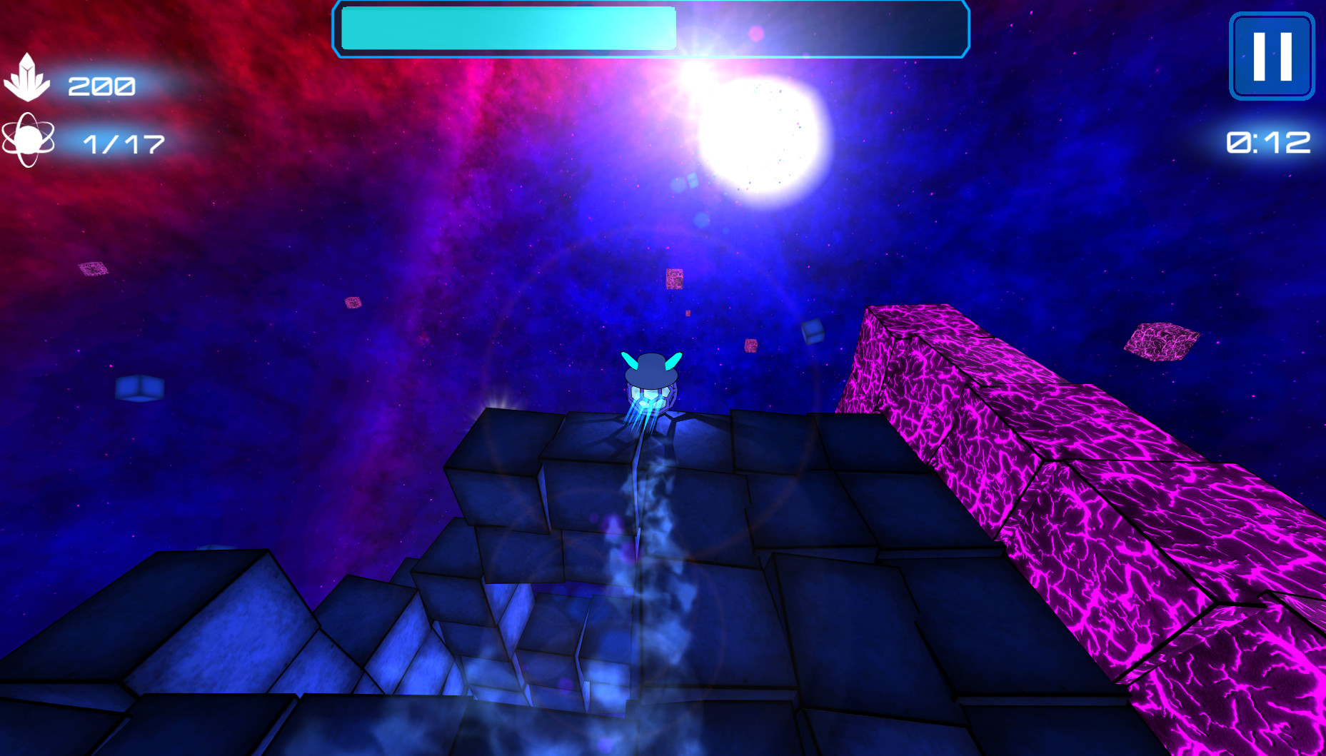 Deep Blue 3D Maze in Space screenshot #10