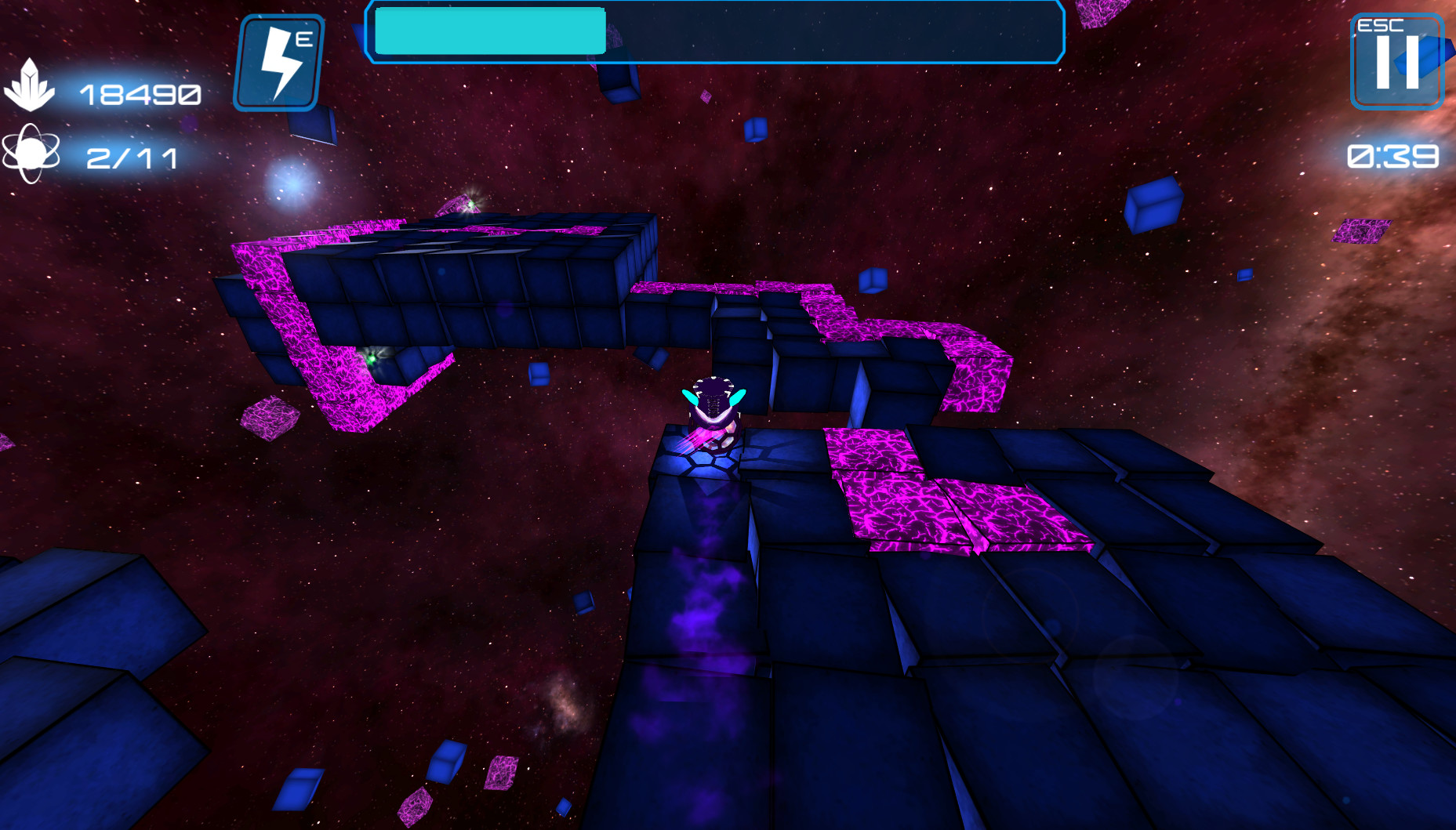 Deep Blue 3D Maze in Space screenshot #16