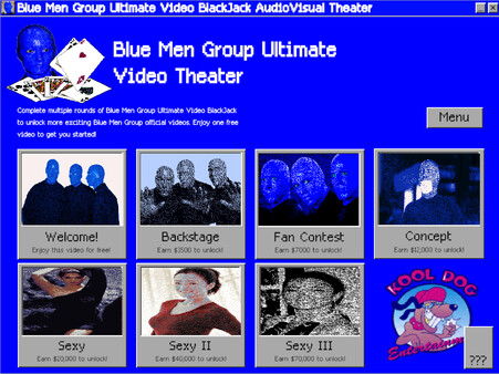 Blue Men Group ULTIMATE VIDEO BLACKJACK screenshot 4