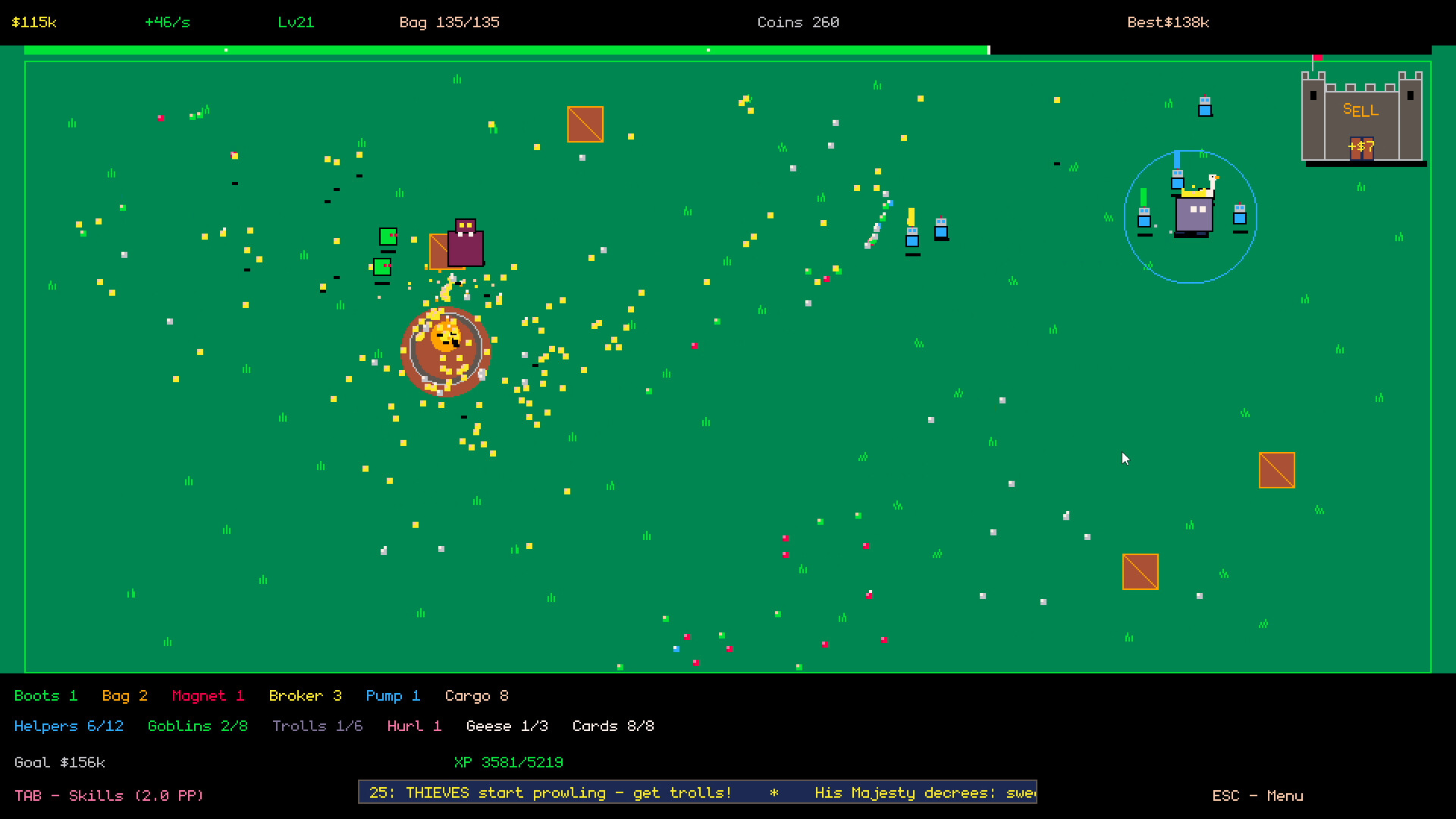 The King Got Too Much Gold Demo Featured Screenshot #1