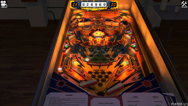 Zaccaria Pinball - Universe Table