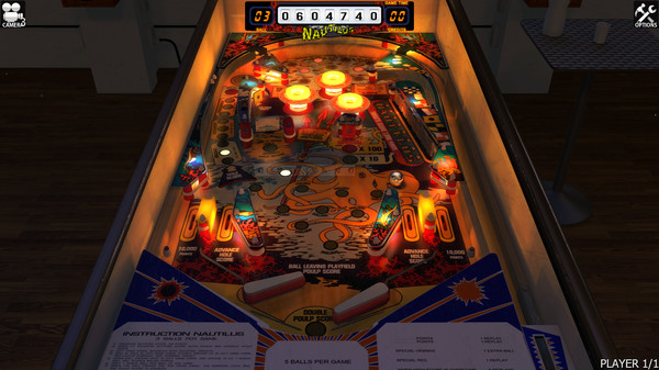 Zaccaria Pinball - Nautilus Table